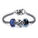 KORALIK Trollbeads, Engraved Azure 