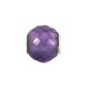 KORALIK Trollbeads,Round Amethyst Facet