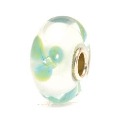 KORALIK Trollbeads, Ice Blue Flower