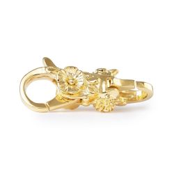 ZAPIĘCIE Trollbeads,Petals Path Clasp, Gold Plated