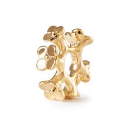 KORALIK  Trollbeads,Flower Crown, Gold Plated