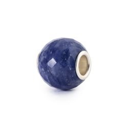 KORALIK Trollbeads,Round Blue Sodalite Facet