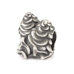 KORALIK Trollbeads, Love Cones, Silver Bead