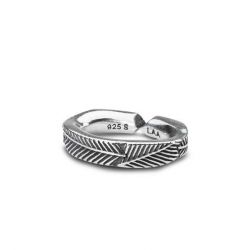 element, PALM LEAF, single silver link