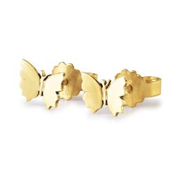 KOLCZYKI  Trollbeads, Flutter Tiny Studs, Gold Pla