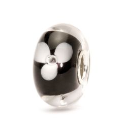 KORALIK Trollbeads, White Flower Bead