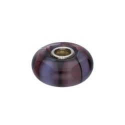 KORALIK Trollbeads, Purple Stripes